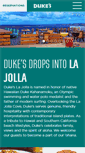 Mobile Screenshot of dukeslajolla.com